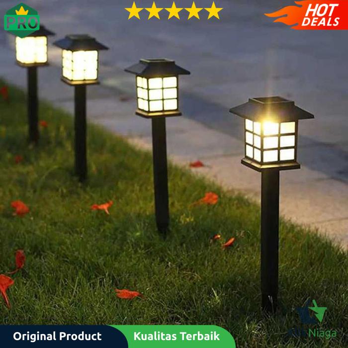 Gambar TaffLED Lampu Taman Hias Tancap Sensor Cahaya Solar Power Waterproof dari KLIK NIAGA undefined Tokopedia