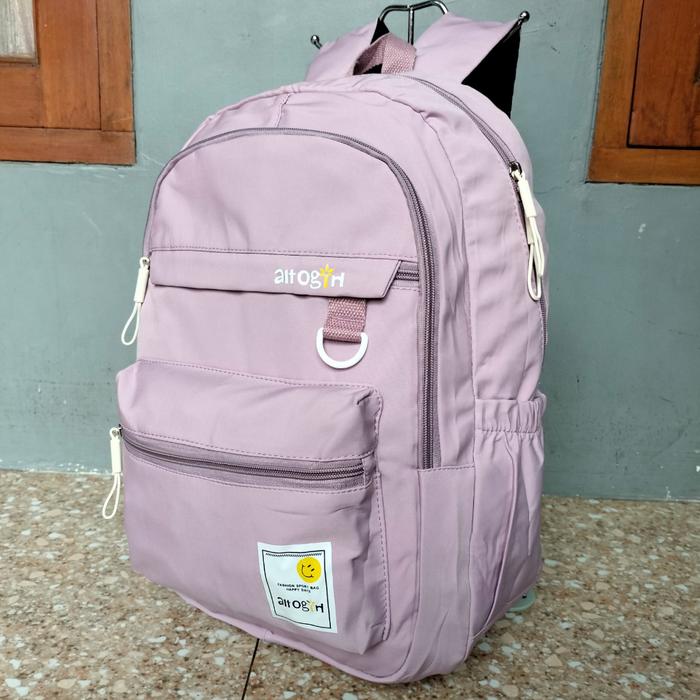 Gambar Tas Ransel Backpack Sekolah SD SMP SMA Anak Perempuan Alto Girl - Thistle dari Mans-Store11 undefined Tokopedia