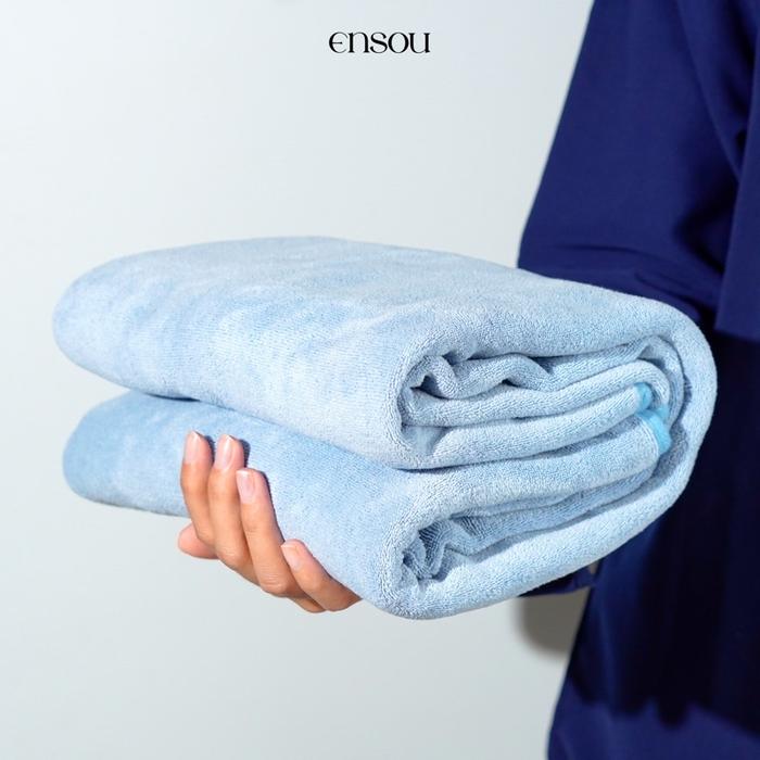 Gambar Microfiber Bath Towel - Handuk Mandi Microfiber / Handuk Besar / - Biru dari Furbby Shop undefined Tokopedia