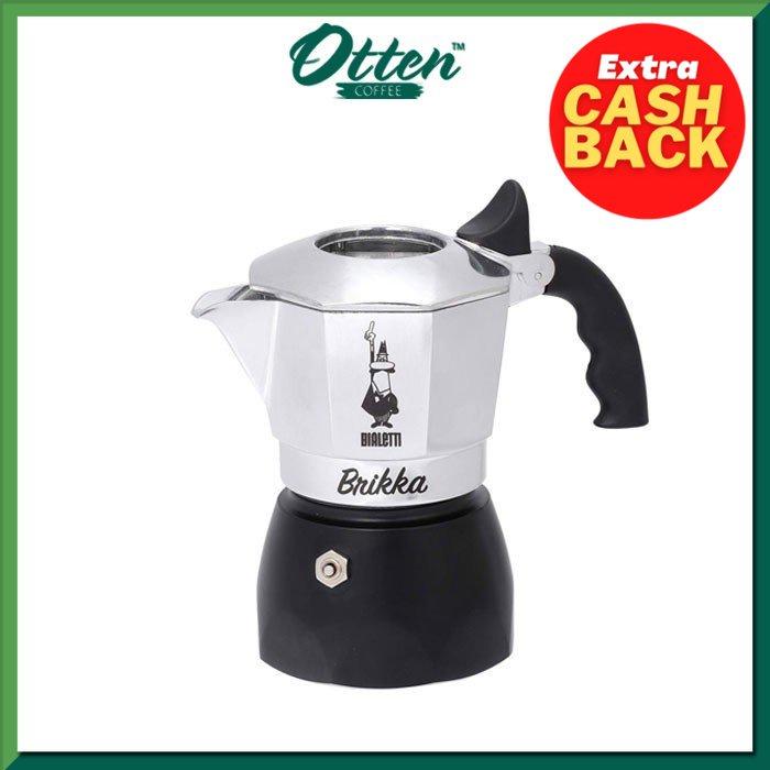 Jual Jual Bialetti Brikka Black Cups Moka Pot Berkualitas
