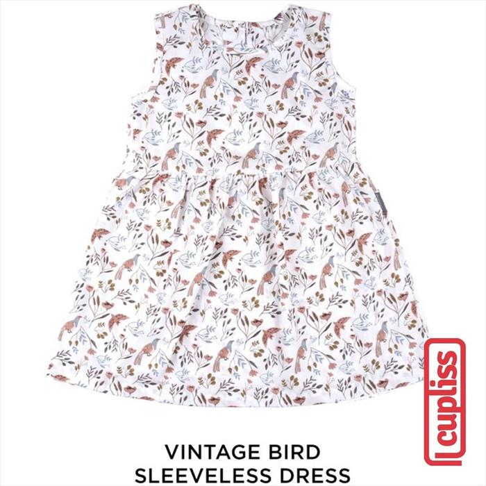 Gambar Vintage Bird Palmerhaus Dress Sleeveless Dress Anak - 6-12 bulan dari Cupliss undefined Tokopedia