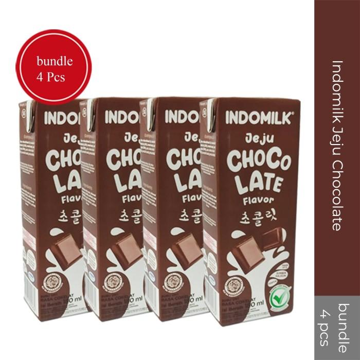 Gambar Susu UHT Indomilk Jeju Chocolate Bundle 4 pcs dari 7-Grosir undefined Tokopedia