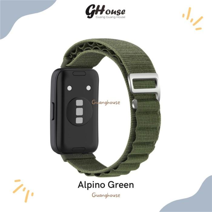Gambar Strap Huawei Band 8 Alpine Loop Tali Huawei Band 8 Bahan Nilon - Alpino Green, HW Band 8 dari GuangHouse undefined Tokopedia