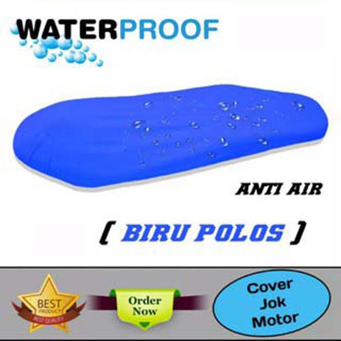 Gambar TMC Sarung Jok Motor Murah YAMAHA MIO M3 125 Sporty S GEAR SOUL Fino XRide Nouvo Cover Jok anti air Waterproof UNIVERSAL - Biru dari The Master Collections undefined Tokopedia
