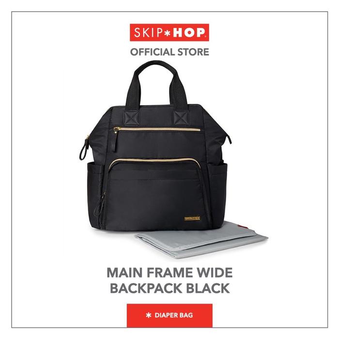 Gambar SKIP HOP Main Frame Wide Backpack Diaper bag - ROSE dari Little Quinn Babyshop undefined 4 Tokopedia