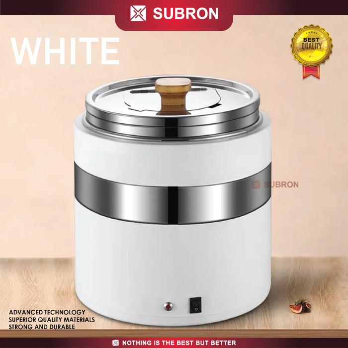 Gambar SUBRON Electric Soup Warmer 500W 11L Wadah Pemanas Penghangat Sup bubu - WHITE dari SUBRON KITCHENWARE undefined Tokopedia