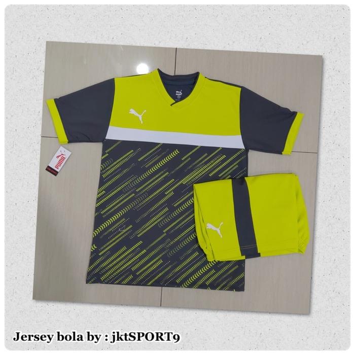 Jual jersey setelan futsal PUM ITALyi NEW M L XL BAHAN DRY FIT