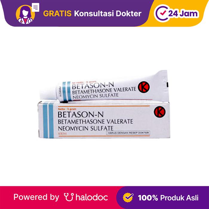 Gambar Betason-N Cream 5 g dari Apotek Halomedika Tirta Raya Sidoarjo undefined Tokopedia
