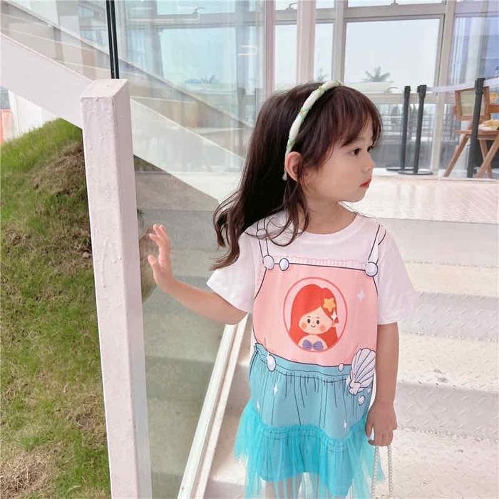 Gambar Dress Anak Perempuan Gambar Kartun Princess Import - Ariel, 120 dari CocoNanas Shop undefined Tokopedia