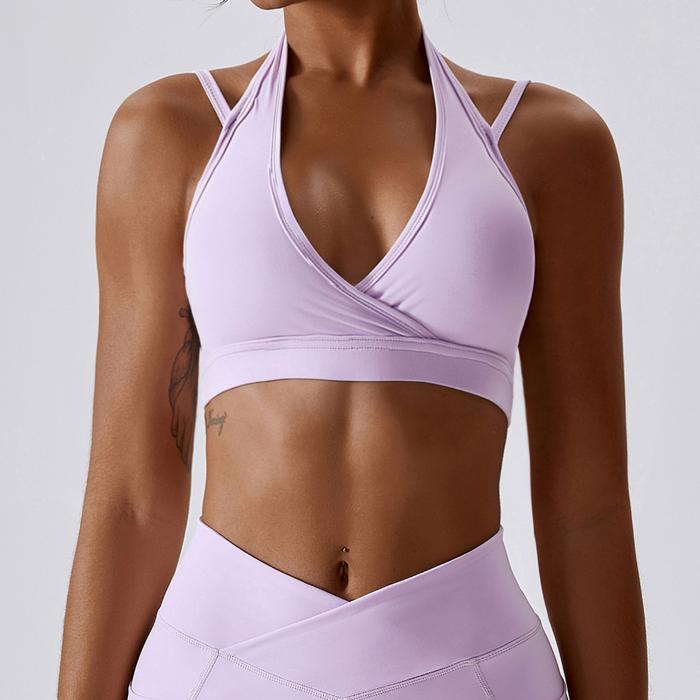 Gambar SHELLY SPORTS BRA or SHORT - Olahraga Yoga Workout Gym - LILAC BRA, M dari lafiola undefined Tokopedia