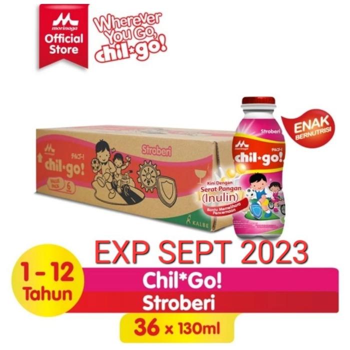 Gambar Chil Go Cair Liquid Uht Carton 36X130Ml Vanila Coklat Strawberry - STRAW SEPT 23 dari Fukolare Shop undefined Tokopedia