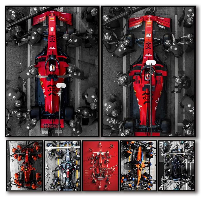 Gambar Formula 1 Circuit Team Racing Poster Aesthetic Wall Pop Art F1 Car dari sarstore1 undefined Tokopedia