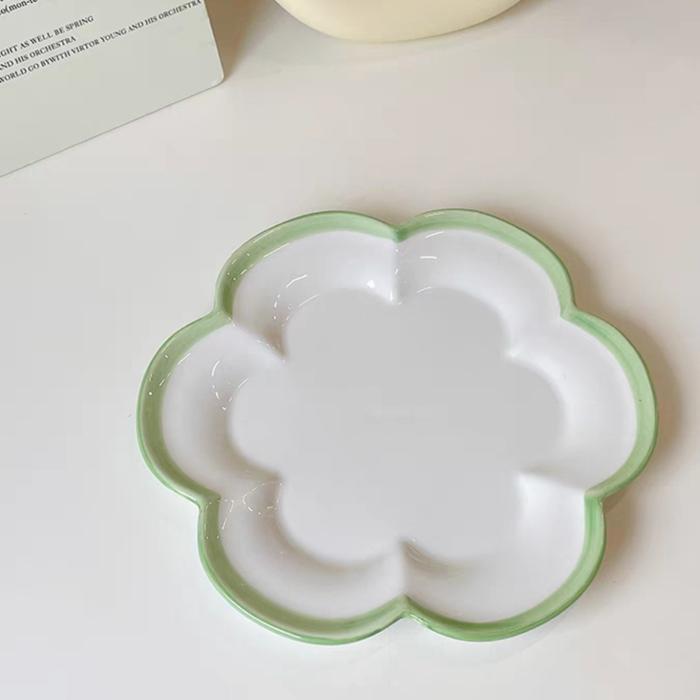 Gambar [siggi] GYUNGMI Korean Aesthetic Plate / Piring Korea Keramik Estetik - Hijau dari Siggi Tableware &amp; Homeware undefined Tokopedia