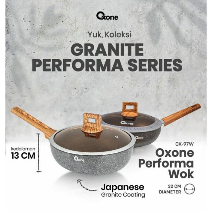 Gambar OXONE OX-97W Premium Garnite Performa Wok wajan panci wok garnit OX97W dari Oxone Mini Studio undefined Tokopedia