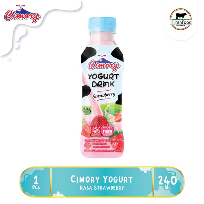 Gambar Cimory Yoghurt Drink / Susu Yogurt (240 ml) - Pilih Rasa - Strawberry dari Hijrahfood Meatshop Depok undefined Tokopedia