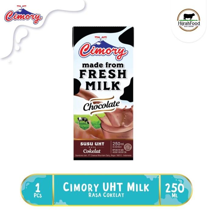 Gambar Susu Cimory UHT Milk 250 ml - Pilih Rasa - Chocolate dari Hijrahfood Meatshop Jaktim undefined Tokopedia
