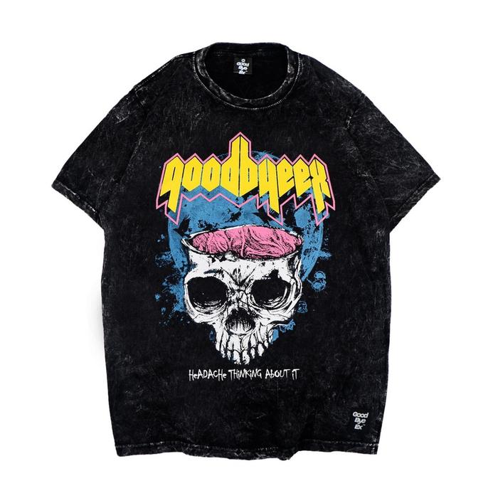 Gambar GOOD BYE EX - Tshirt Washed Headache - L dari Good Bye Ex undefined Tokopedia