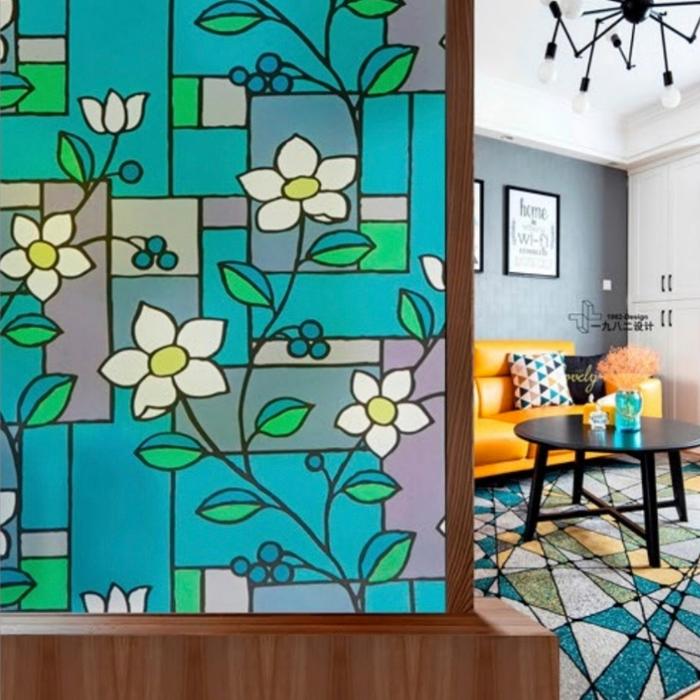 Gambar (COD) 60cm x5meter Wallpaper Stiker Kaca Jendela Pintu Sticker RIben - Bunga Kotak dari AlmiraID Makassar undefined Tokopedia