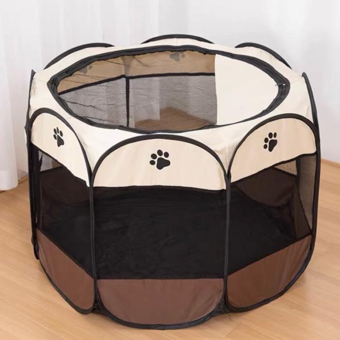 Gambar Kandang Lipat Portable - Kandang Kucing Besar- Rumah Kucing Untuk Mel - Cokelat, S dari Pawsitive Official undefined Tokopedia