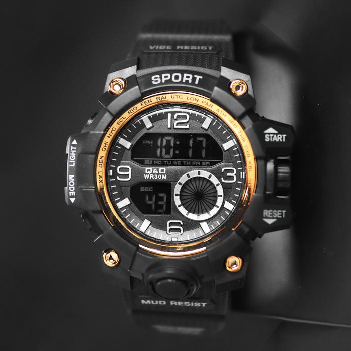 Gambar Jam Tangan Pria Sport Digital Water Resist Alarm Stopwatch - ROSE GOLD dari WCD OFFICIAL STORE undefined Tokopedia