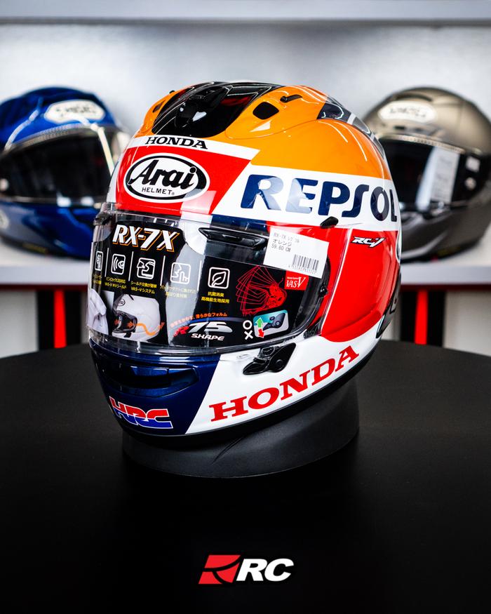 Arai RX-7X REPSOL Kiki様専用 Arai RX-7X ヘルメット Repsol - メルカリ