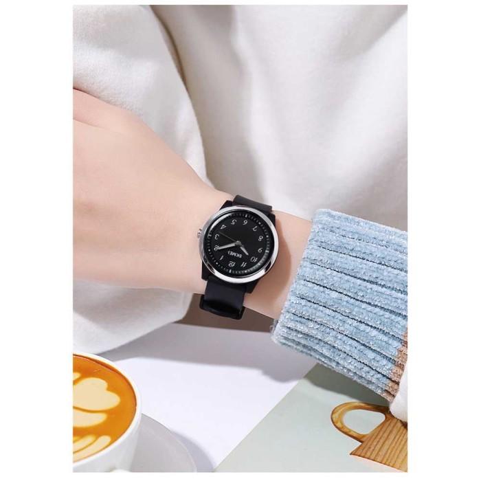 Gambar Jam Tangan Analog Kasual Wanita SKMEI 2008 - Hitam, Lines dari Skmei Official Btn undefined Tokopedia