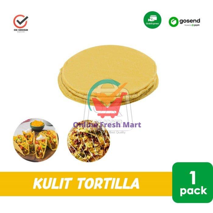 Gambar Tortilla Kebab Kulit Yellow Corn / Nachos / Taco Bell KHUSUS INSTANT - - 13cm/5inch dari Online Fresh Mart undefined Tokopedia