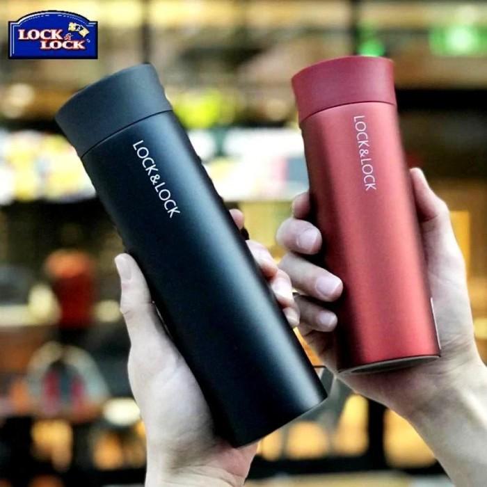 Gambar Lock & Lock Hot & Cool Colorful Vacuum Mug Lock n Lock Tumbler 400ml - Red dari IKEOO undefined Tokopedia