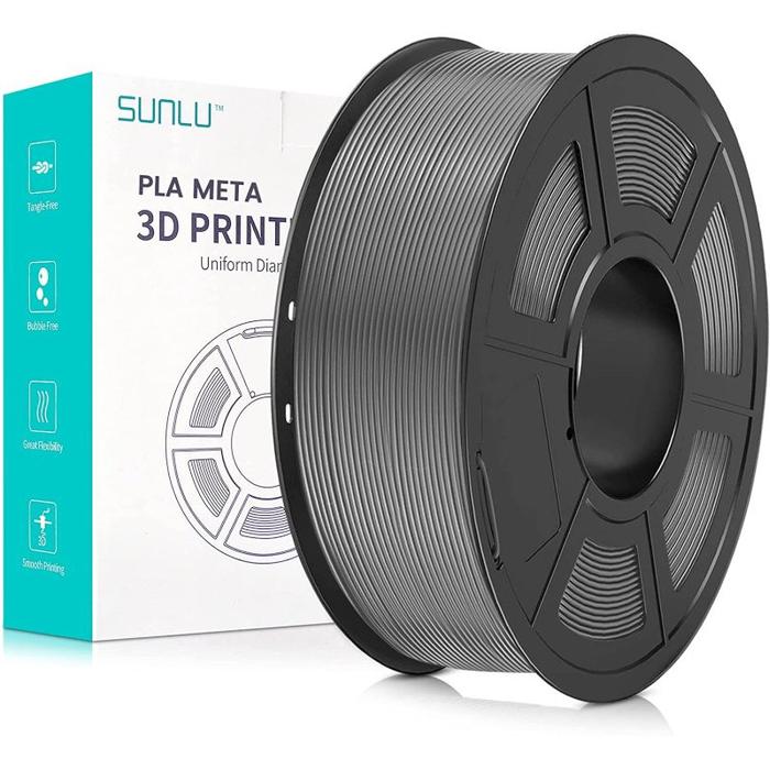 Gambar Sunlu 3D Filament Pla Meta Neat Winding High Speed Printing Durable - grey dari CR_Shop_00 undefined Tokopedia