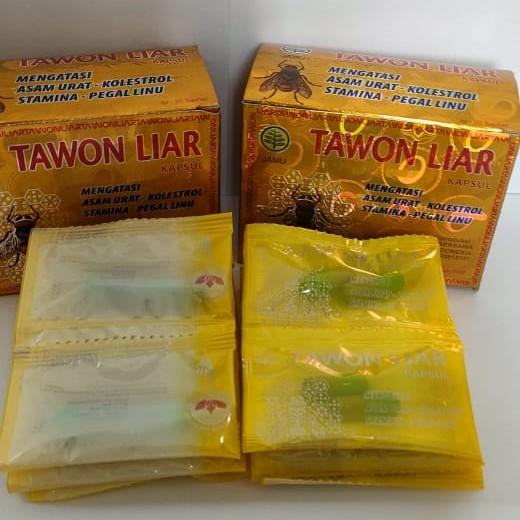 Gambar TAWON KAPSUL LIAR ORIGINAL OBAT ASAM URAT PEGEL LINU WARNA KUNING dari atatalita undefined Tokopedia