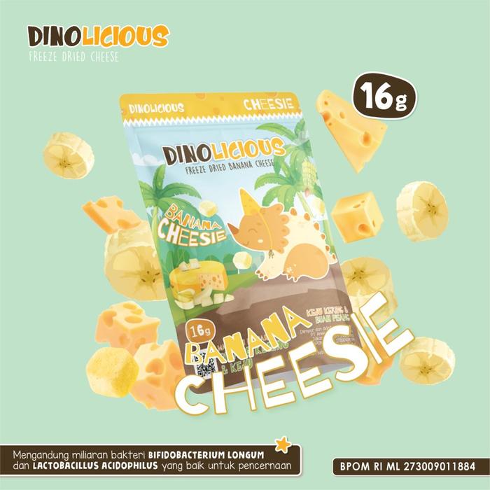 Gambar Dinolicious Cheesie - Cheese & Fruit Cube | Snack Bayi - BANANA dari Chubby Baby Jakarta undefined Tokopedia