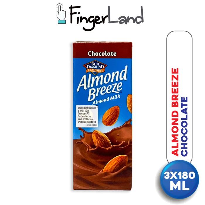 Gambar ALMOND BREEZE Almond Milk Chocolate 180 ml Susu Almond Coklat 3 PCS dari FingerLand undefined Tokopedia