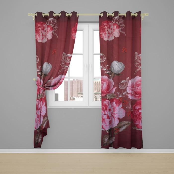 Gambar Gorden Jendela Gorden Pintu elegan Smokring Katun Free Tali&hook - Rosco, L100 x T225CM dari Berkah Saluyu undefined Tokopedia