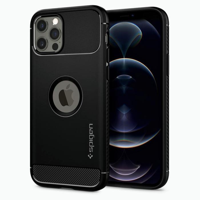 Jual Spigen Rugged Armor Case Iphone 12 Mini1212Pro12ProMax - Main Image