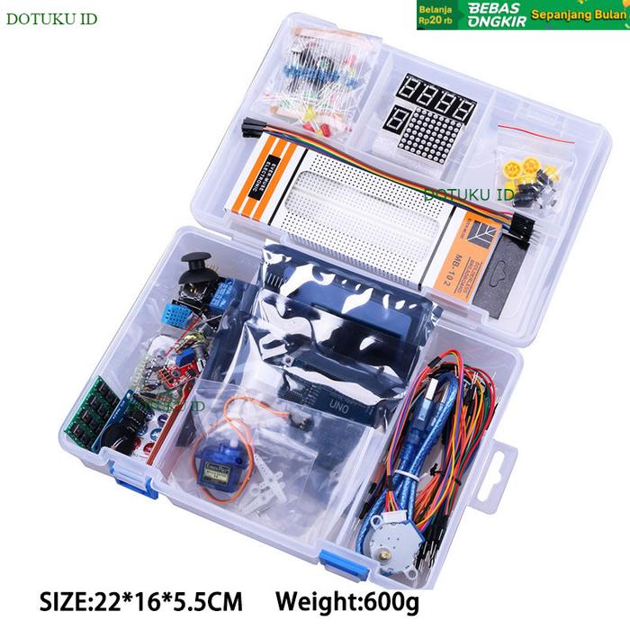 Gambar Kit Arduino UNO R3 / Arduino Starter Kit Lengkap / Arduino UNO - 1 Set dari DOTUKU ID1 undefined Tokopedia