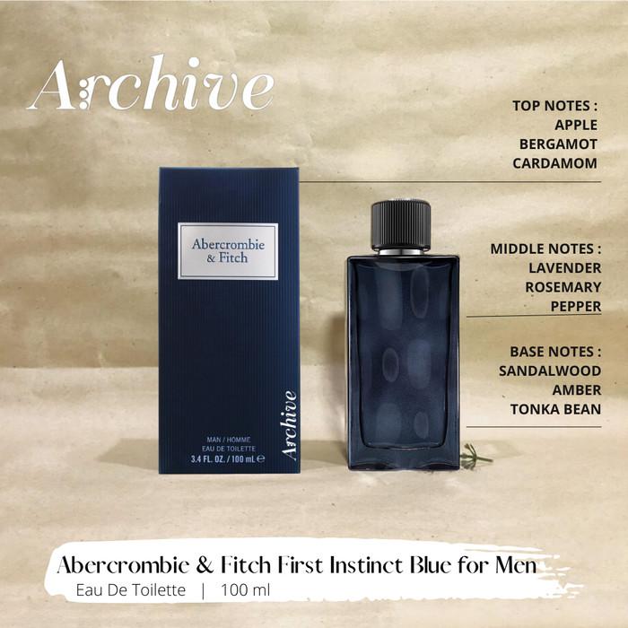 Abercrombie Fitch First Instinct Blue For Men Edt 100ml Murah