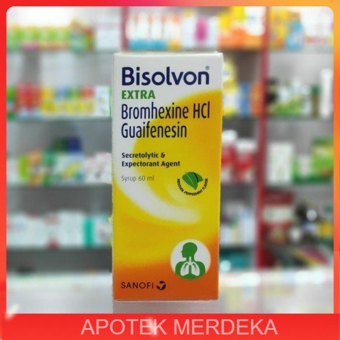 Gambar bisolvon extra sirup 60 ml / obat batuk berdahak dari Apotek Merdeka Matahari undefined Tokopedia