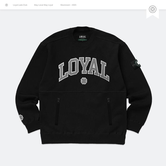 Gambar Jual LOYAL LADS CLUB Crewneck - Shamrock Black Diskon dari dessi-store undefined Tokopedia
