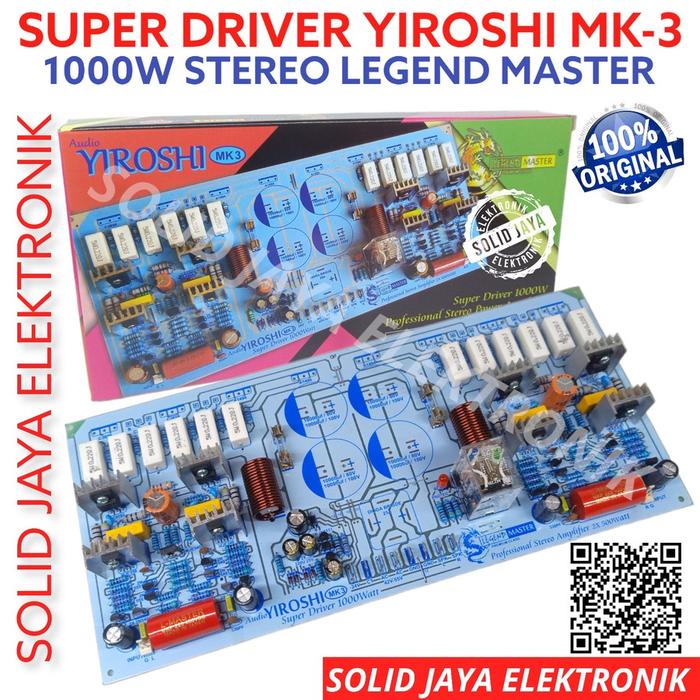 Kit Driver Power Yiroshi Mk3 1000w Stereo Tanpa Tr Final Plus Diskon
