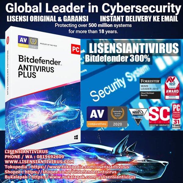 Gambar Bitdefender Antivirus Plus 2021 - 1 Devices - Digital License dari ayakokoki undefined Tokopedia