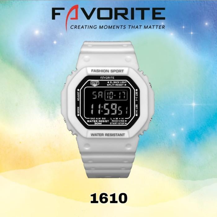 Gambar Jam Tangan Digital Favorite 1610 Original Waterproof / Anti Air - Putih dari Favorite Watch undefined Tokopedia