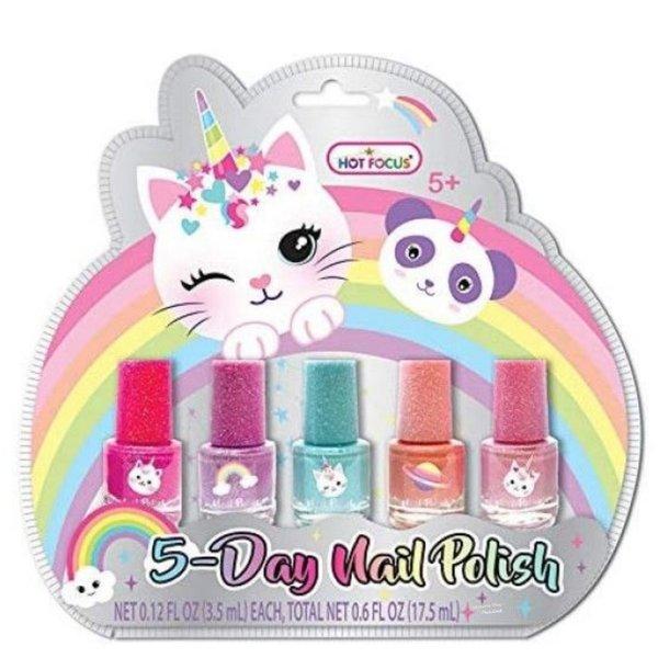 Gambar Kutek Wangi 5 buah 5-Day Nail Polish Caticorn Anak Hot Focus Limited dari asyifa shop0 undefined Tokopedia