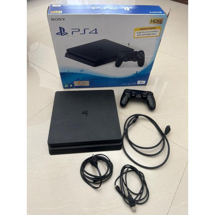 Jual ps4 ps playstation slim tb seri terbaru 2218b fullset