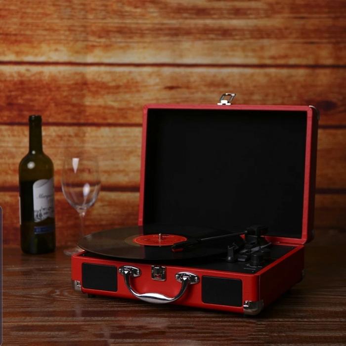 Jual Turntable gramaphone vinyl piringan hitam player bluetooth