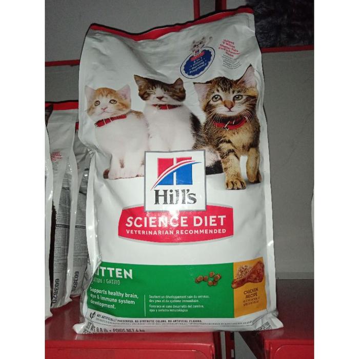 Jual science diet kitten 4kg makanan kucing anakanan hills science