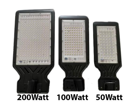 Gambar Lampu Jalan PJU SMD 50Watt 100Watt 200Watt Slim Outdoor - Putih, 100Watt dari Jaya Mas Elektrik undefined Tokopedia