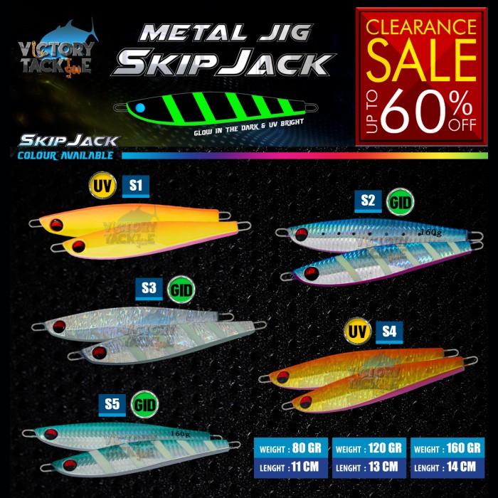 Jual Metal Jig SkipJack by Tackle United 120G Jakarta Barat