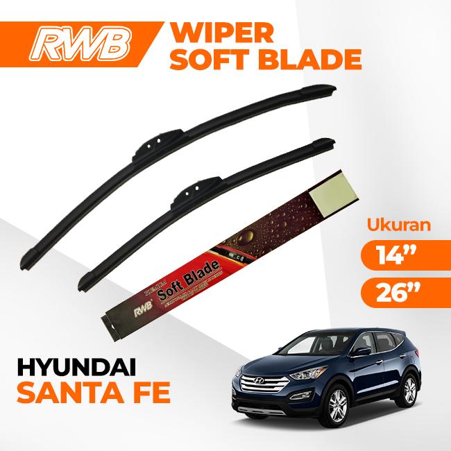 Gambar Wiper Mobil Hyundai Santa FE Sepasang - WIPER SOFTBLADE dari OTOPART.id Aksesoris Mobil undefined Tokopedia