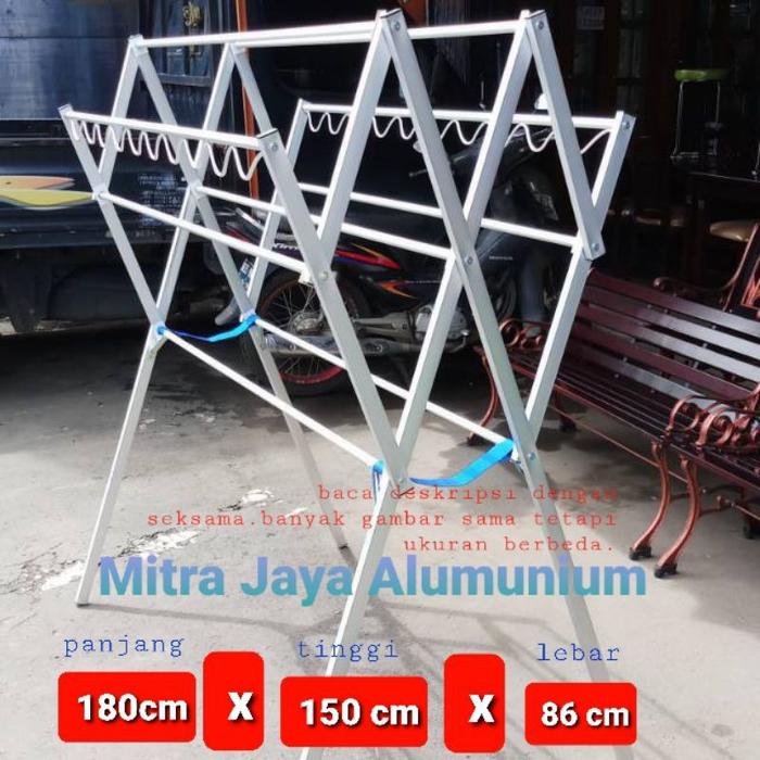 Gambar Ready !!! Jemuran baju aluminium 180cmhangergantungan diskon dari santi say undefined Tokopedia
