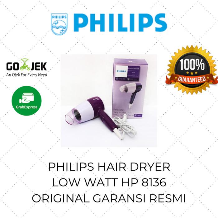 Jual Philips Hair Dryer Low Watt Panas Dingin HP 8126 Mini Lipat - Main Image